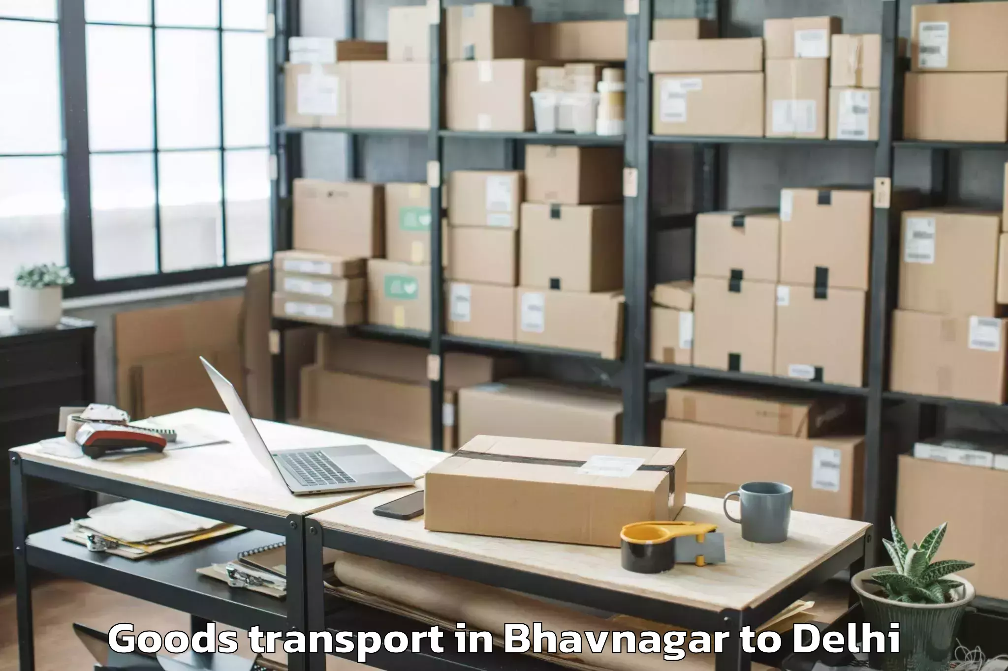 Get Bhavnagar to Pacific D21 Mall Goods Transport